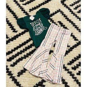 Boutique Girls 2 Piece Outfit Let Your Heart Shine Sz 6
